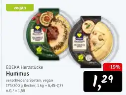 KONSUM Edeka herzstücke hummus Angebot