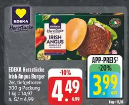 E-Center Edeka herzstücke irish angus burger Angebot