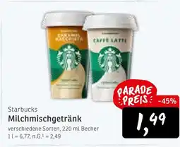 KONSUM Starbucks milchmischgetränk Angebot
