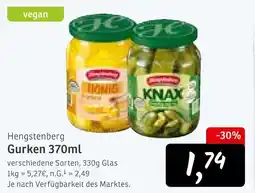 KONSUM Hengstenberg honig gurken Angebot