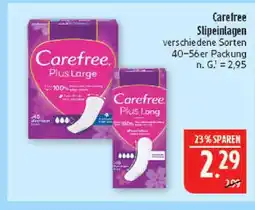 Marktkauf Carefree slipeinlagen plus large Angebot