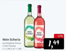 KONSUM Wein schorle Angebot