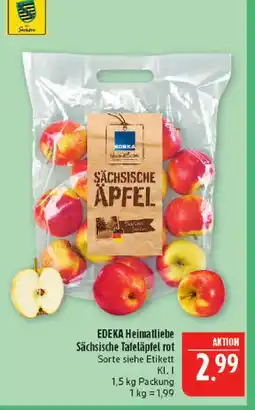 Marktkauf Edeka heimatliebe sächsische tafeläpfel rot Angebot