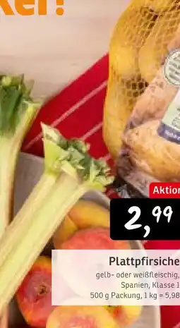 KONSUM Plattpfirsiche Angebot