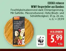 Marktkauf Edeka wwf vesperteller aus bambus Angebot