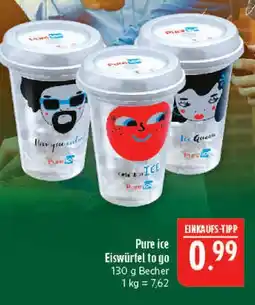 Marktkauf Pure ice eiswürfel to go Angebot