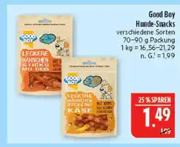 Marktkauf Good boy leckere hähnchen sticks mit reis Angebot