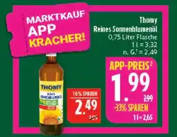 Marktkauf Thomy reines sonnenblumenöl Angebot