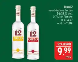 Marktkauf Ouzo 12 gold Angebot