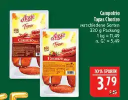 Marktkauf Aoste tapas chorizo Angebot