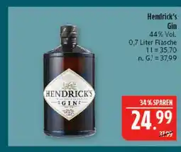 Marktkauf Hendrick's gin Angebot
