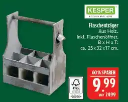 Marktkauf Kesper flaschenträger Angebot