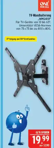 Marktkauf One for all tv-wandhalterung wm2451 Angebot