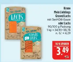 Marktkauf Krone mein lieblings graved lachs Angebot