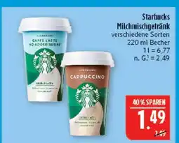 Marktkauf Starbucks caffe latte no added sugar Angebot