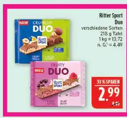 Marktkauf Ritter sport crunchy duo Angebot