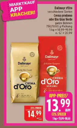 Marktkauf Dallmayr crema d'oro Angebot