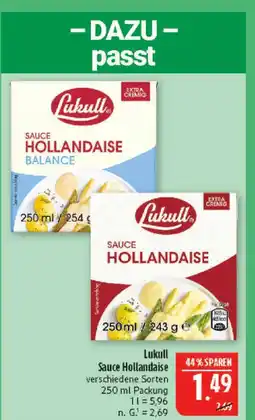 Marktkauf Lukull sauce hollandaise balance Angebot