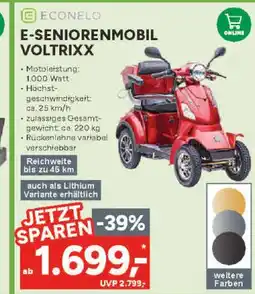 Marktkauf Econelo e-seniorenmobil voltrixx Angebot