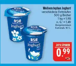 Marktkauf Weihenstephan joghurt Angebot