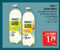 Marktkauf Hohes c vitamin water limette ingwer Angebot