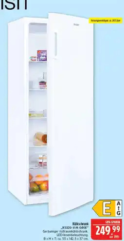 Marktkauf Kühlschrank ks320-v-h-040e Angebot