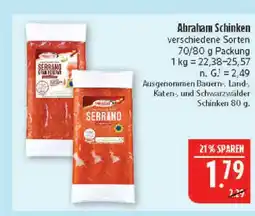 Marktkauf Abraham schinken serrano Angebot