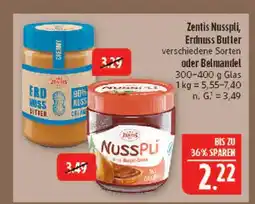 Marktkauf Zentis erdnuss butter Angebot