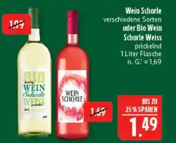 Marktkauf Bio wein schorle weiss Angebot