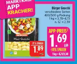Marktkauf Bürger mini-gnocchi Angebot