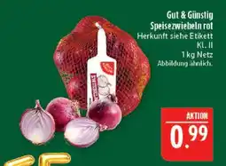 Marktkauf Gut & günstig speisezwiebeln rot Angebot