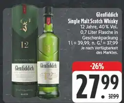 Edeka Glenfiddich single malt scotch whisky Angebot