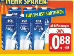 Edeka Haltbare milch 3,5% Angebot