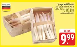 Edeka Spargel weiß/violett Angebot