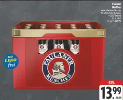 Edeka Paulaner weißbier Angebot