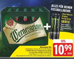 Edeka Wernesgrüner pils legende Angebot
