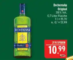 Marktkauf Becherovka original Angebot