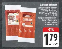 Edeka Abraham schinken serrano Angebot