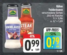 Edeka Kühne knoblauch feinkostsauce Angebot