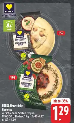 Edeka Edeka herzstücke hummus natur Angebot
