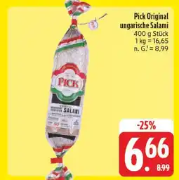 Edeka Pick original ungarische salami Angebot