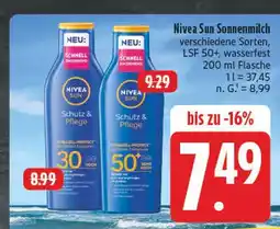 Edeka Nivea sun schutz & pflege lsf 30 Angebot