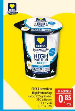 Marktkauf Edeka herzstücke high protein skyr Angebot