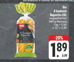 Edeka Ibis 4 sandwich baguettes xxl Angebot
