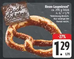 Edeka Back schätze riesen-laugenbrezel Angebot