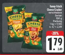 Edeka Funny-frisch cheese cracker creamy cheese Angebot