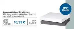 Edeka Spannbettlaken, 100 x 200 cm Angebot