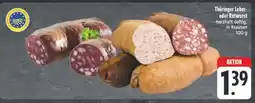 Edeka Thüringer leberwurst Angebot