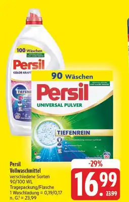 Edeka Persil color kraft vollwaschmittel Angebot