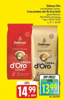 Edeka Dallmayr crema d'oro schümli Angebot